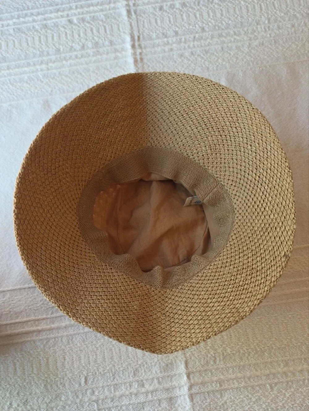 Coolibar Tan Crochet Bucket Hat - Women's Sun Protection